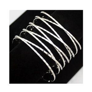 SILVER UPPER OPEN CUFF ARMLET/ARM BAND WRAP